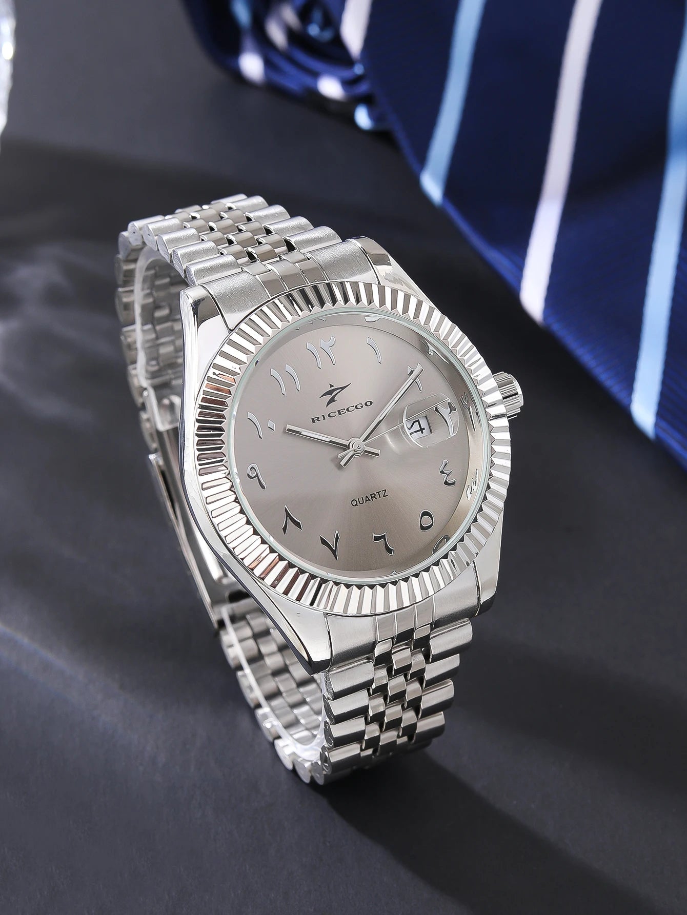 Classic Business Herrenuhr – Edelstahl Quarzuhr mit Datum