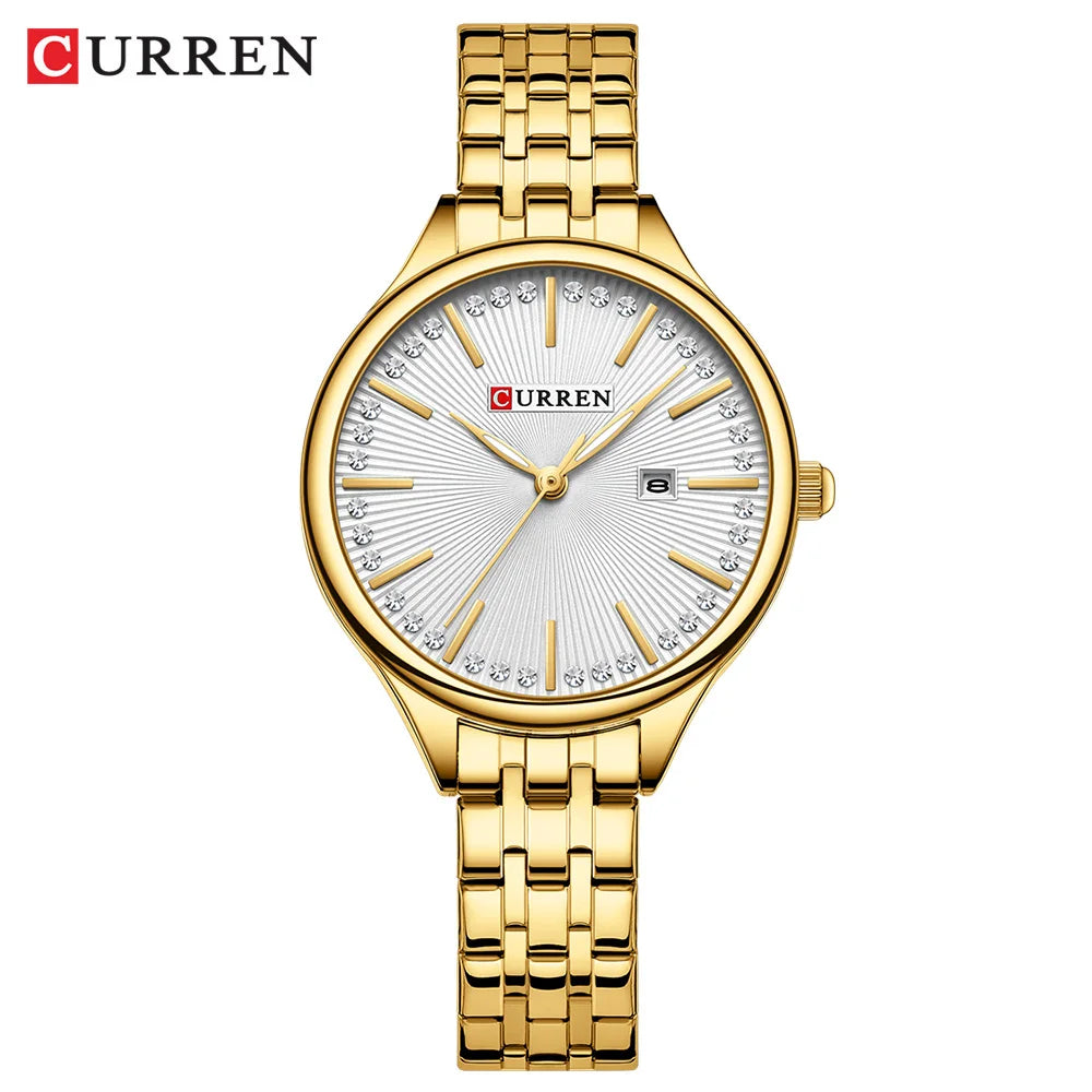 CURREN Luxus Damenuhr – Elegante Armbanduhr für Frauen
