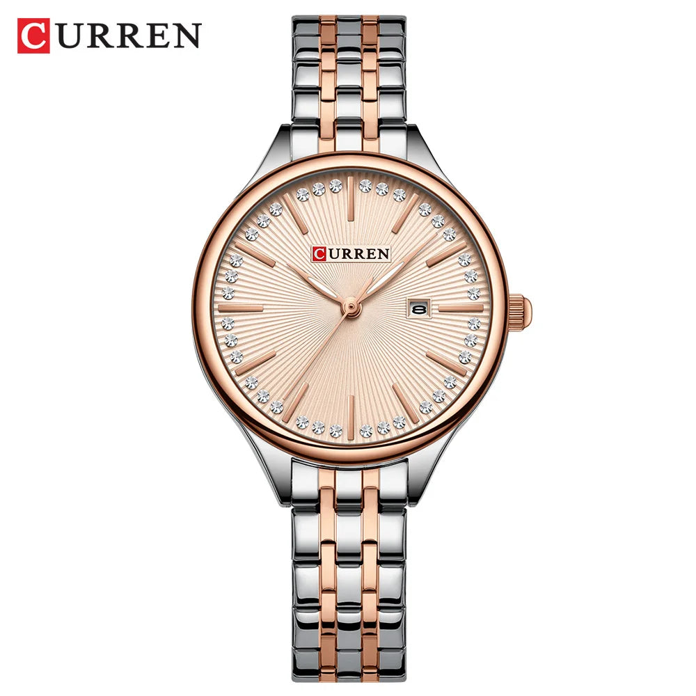 CURREN Luxus Damenuhr – Elegante Armbanduhr für Frauen