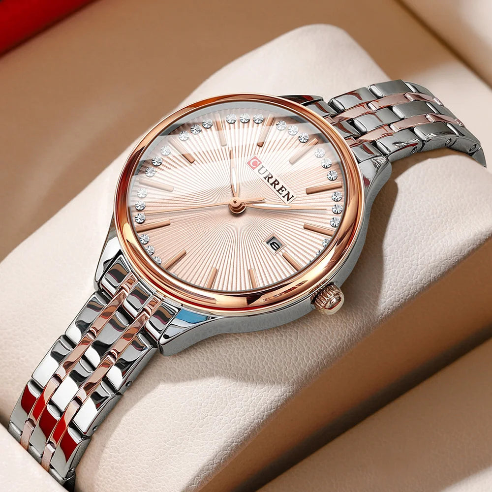 CURREN Luxus Damenuhr – Elegante Armbanduhr für Frauen