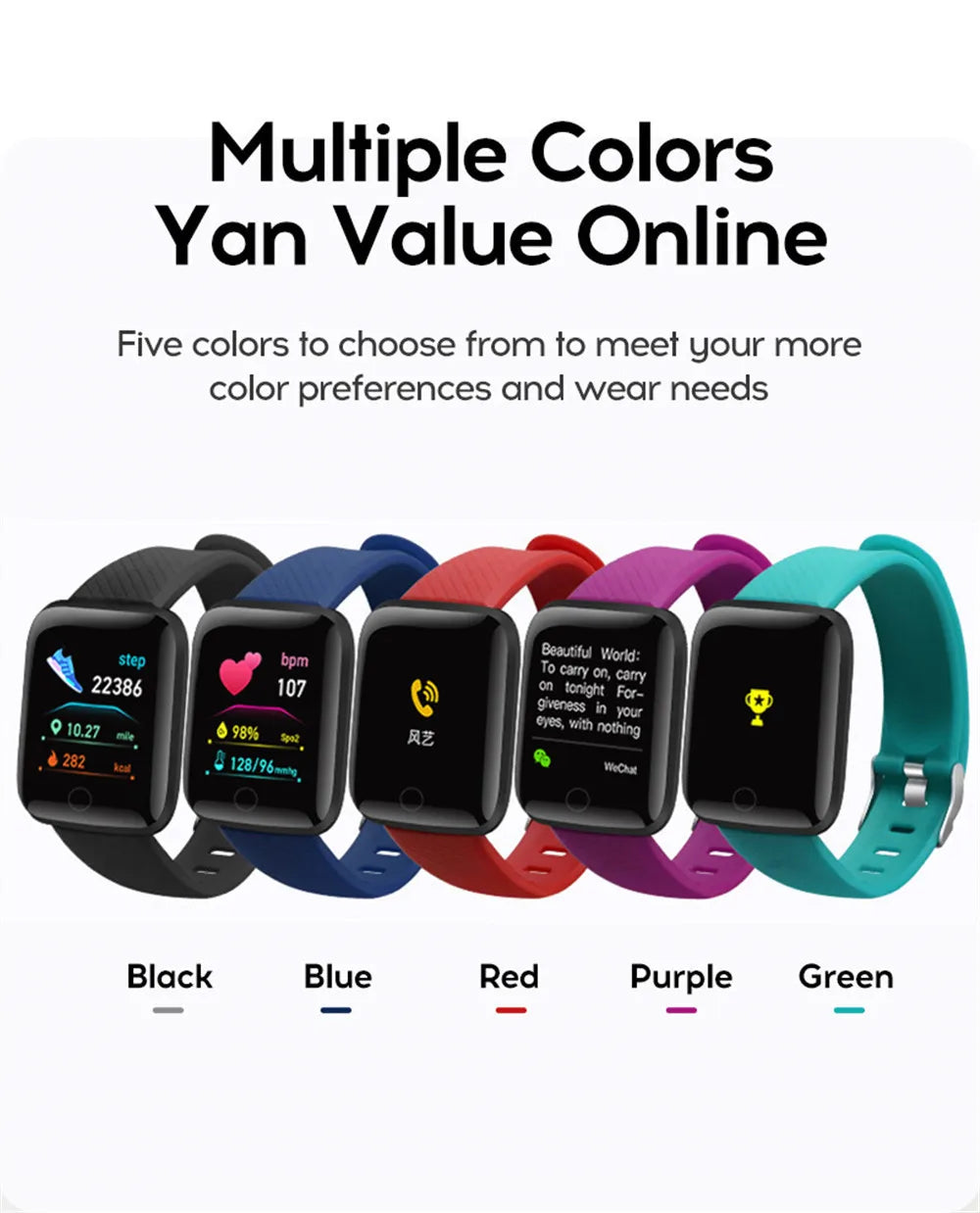 CHAONB Smartwatch Fitness-Tracker