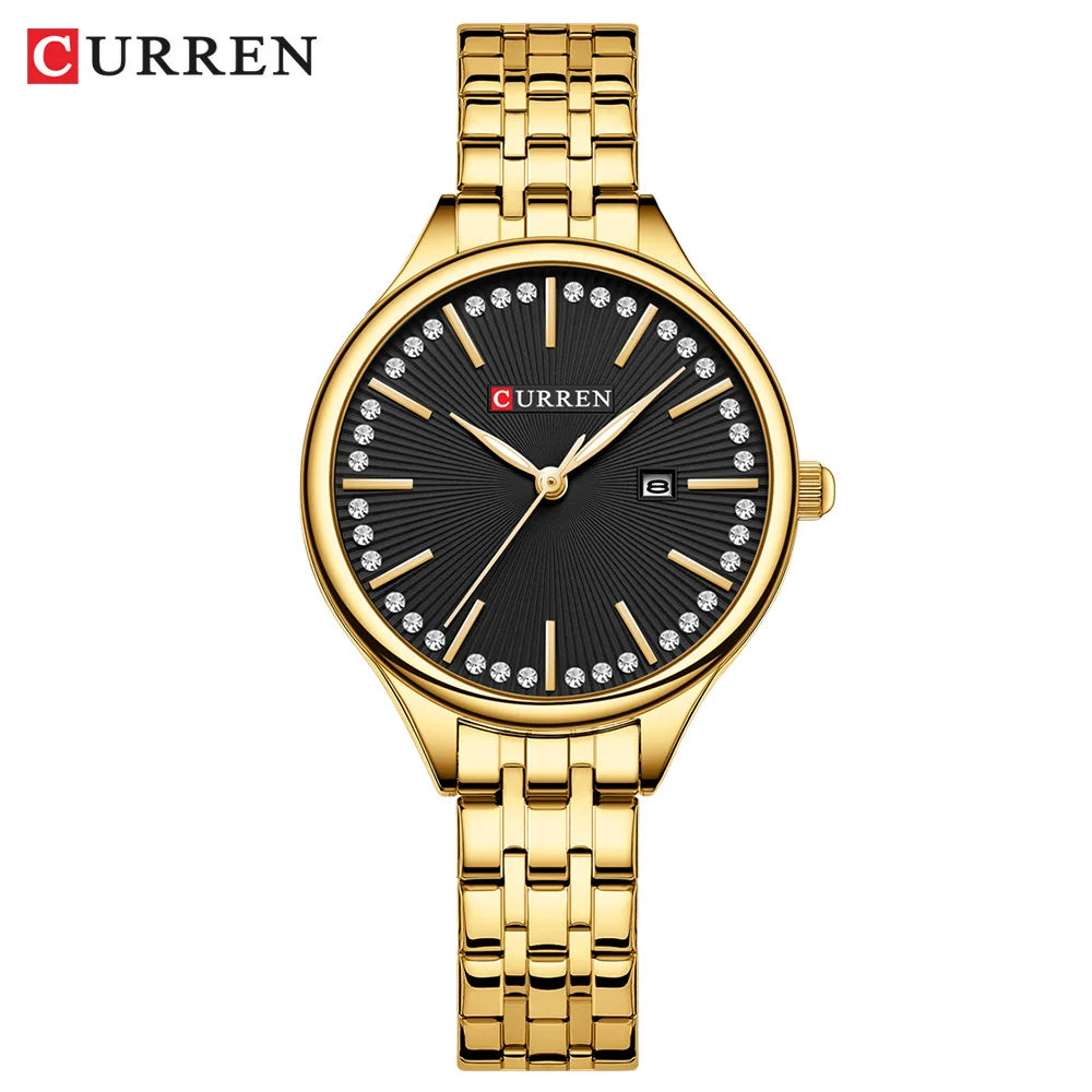 CURREN Luxus Damenuhr – Elegante Armbanduhr für Frauen