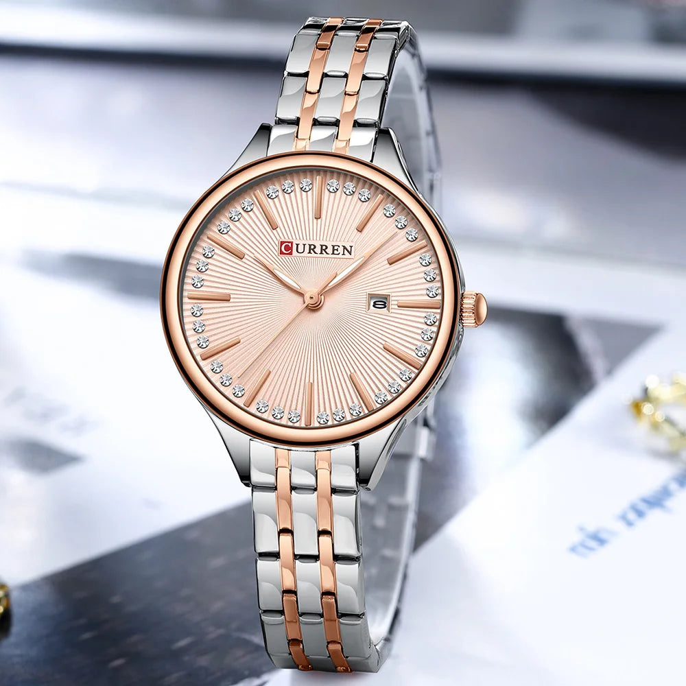 CURREN Luxus Damenuhr – Elegante Armbanduhr für Frauen